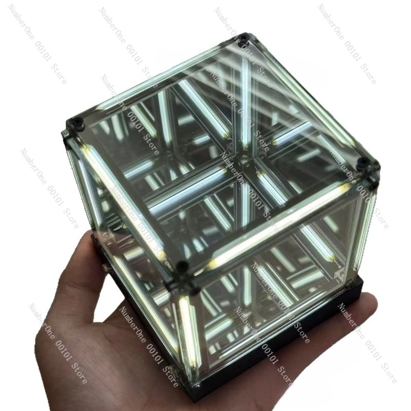 Desk Setup Lamp - Gaming-Raum Desktop-Atmosphärenlicht Kreatives Modernes E-Sport Würfel-Ornament