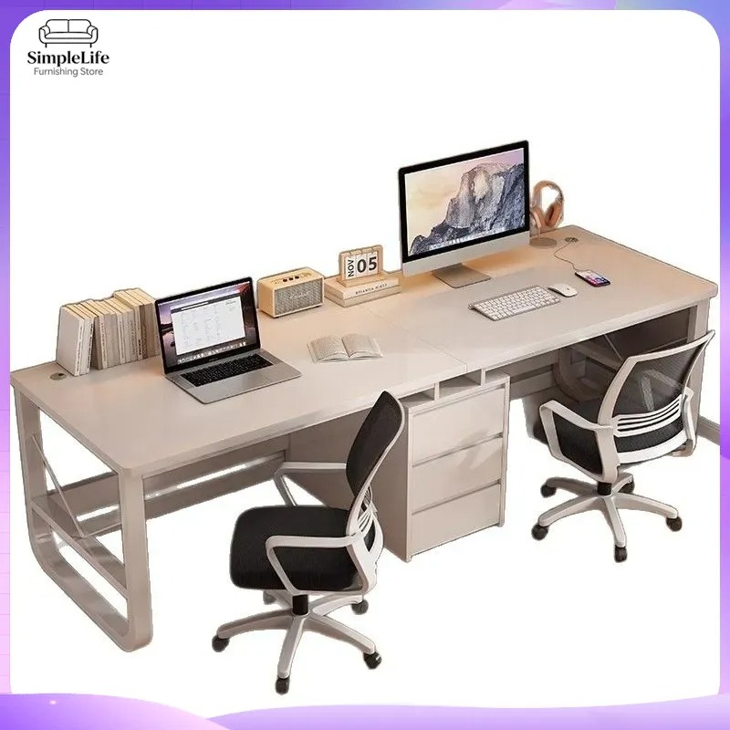 Desk Setup L Shaped - Doppelter Computertisch für Home-Office Gaming-Setup Langer