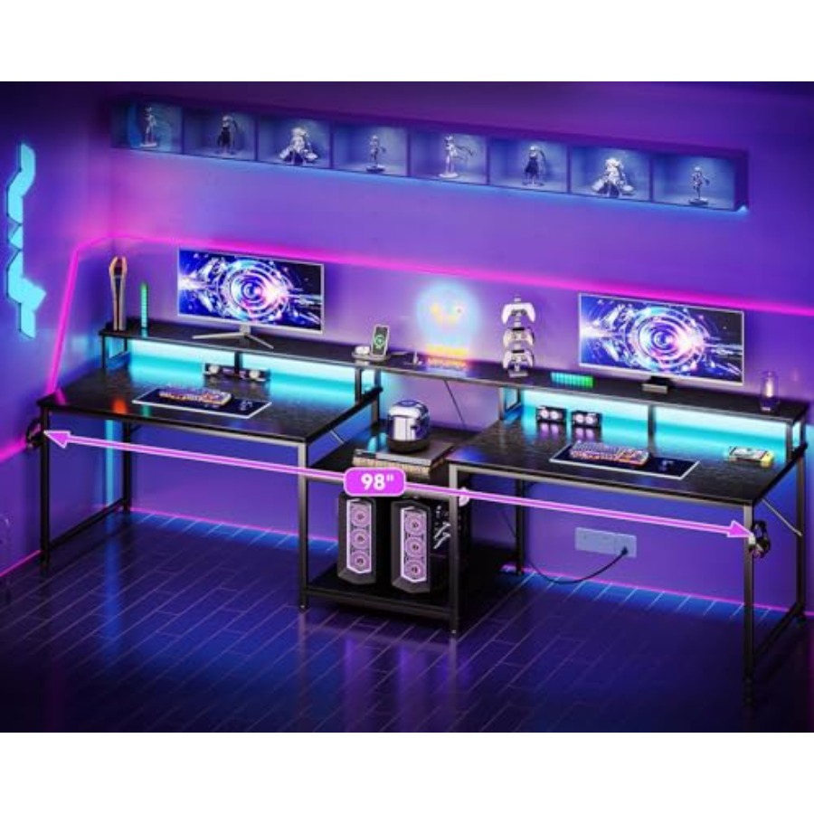 Gaming-Schreibtisch für 2 Pers – Desk Setup L Shaped Bewertung und Preis