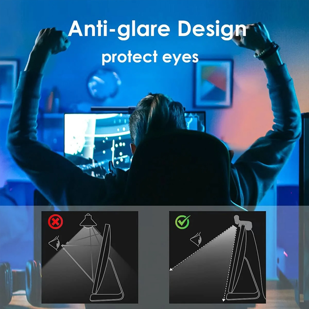 2 Stück RGB-Monitor-Lichtleist – Setup Desk Monitor Bewertung und Preis